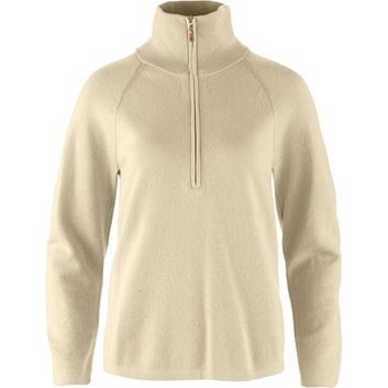 FJÄLLRÄVEN Övik Lite half Zip W Light Beige