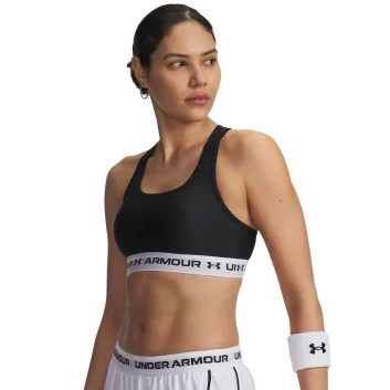 UNDER ARMOUR Crossback Mid Bra-BLK