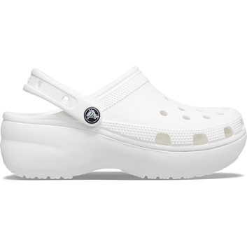 CROCS Classic Platform Clog W White