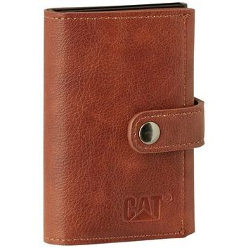 CATERPILLAR Columbia, syntetická kůže hnědá