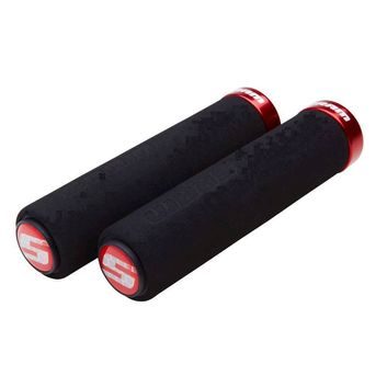 SRAM LOCKING GRIPS FOAM 129 BLK/RED