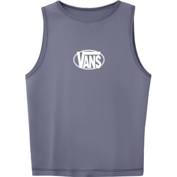 VANS OVAL LOGO TANK Glacial Slate