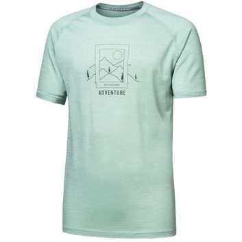 SENSOR MERINO AIR SAY YES pánské triko kr.rukáv basil green
