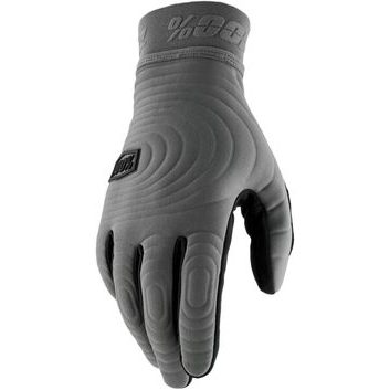100% BRISKER XTREME Gloves Charcoal
