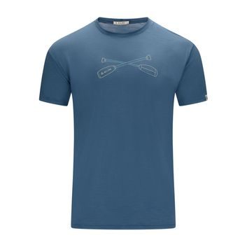 ACLIMA LightWool 140 Tee Oars M's Blue Fusion