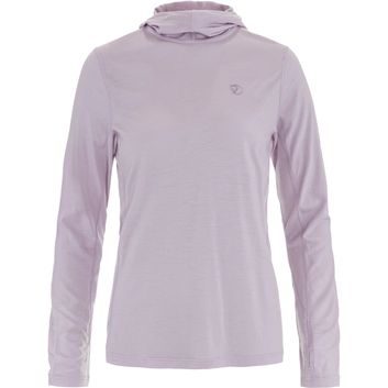 FJÄLLRÄVEN Abisko Wool Hoodie W Lavender Mist