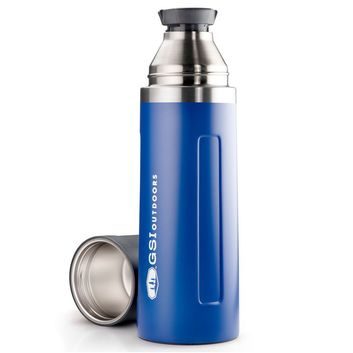 GSI OUTDOORS GLACIER 1L VACUUM BOTTLE BLUE