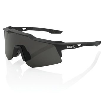 100% SPEEDCRAFT XS, Soft Tact Black - Smoke Lens