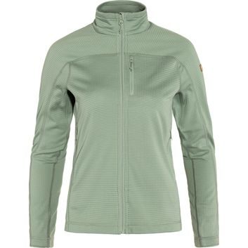 FJÄLLRÄVEN Abisko Lite Fleece Jacket W Misty Green