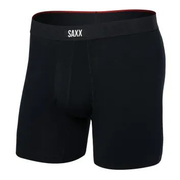 SAXX VIBE XTRA SUPER SOFT BOXER BRIEF FLY, black