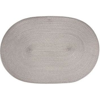 CONTINENTA Prostírání oválné 45 x 31 cm šedé