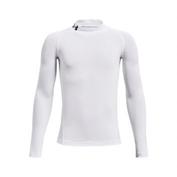 UNDER ARMOUR HG Armour Mock LS-WHT