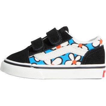 VANS Old Skool V PAINTED FLORAL Bright Azure