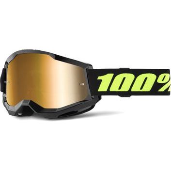 100% STRATA 2 Goggle Solar Eclipse - Mirror True Gold Lens