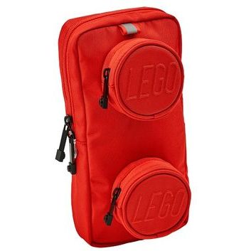 LEGO BAGS Signature Brick 1x2 Sling Bag 2,5 červená