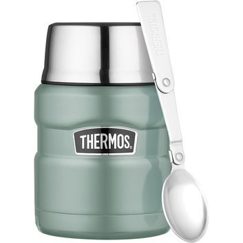 THERMOS Food thermos with folding spoon and cup 470 ml Duck Egg