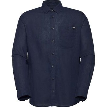 MAMMUT Alvra Summer Longsleeve Shirt Men marine