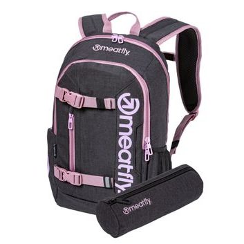 Outdoorweb.eu Basejumper 22 Mint Heather school backpack pencil case MEATFLY 53.41