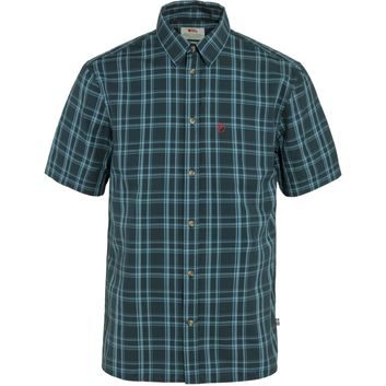 FJÄLLRÄVEN Övik Lite Shirt SS M, Dark Navy-Dawn Blue