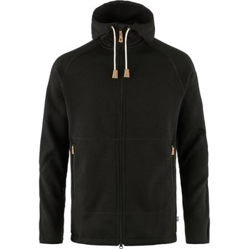 FJÄLLRÄVEN Övik Fleece Hoodie M, Black