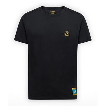 LA SPORTIVA Climbing on the Moon T-Shirt M Nero/Giallo