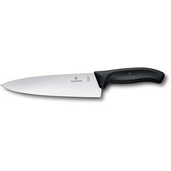 VICTORINOX Swiss Classic, carving knife, 20cm, straight, black, blister