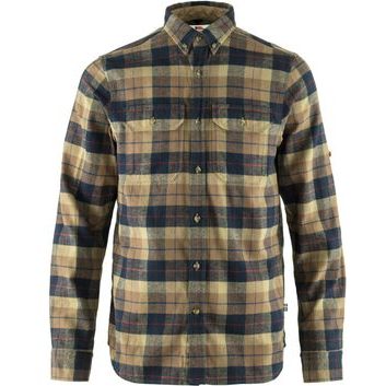 FJÄLLRÄVEN Singi Heavy Flannel Shirt M Dark Sand