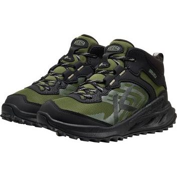KEEN ZIONIC MID WP YOUTH, black/bronze green
