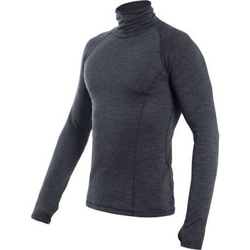 SENSOR MERINO BOLD pánské triko dl.rukáv anthracite gray