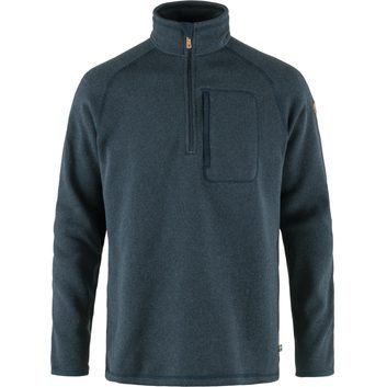 FJÄLLRÄVEN Övik Fleece Half Zip M, Navy