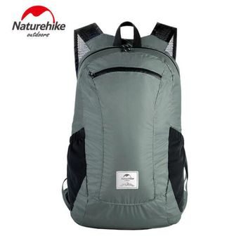 NATUREHIKE NH17A012-B-08 ultralight sbalitelný batoh 18l 120g - šedý