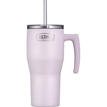THERMOS Refreshing s madlem a brčkem 850ml - matná levandulová