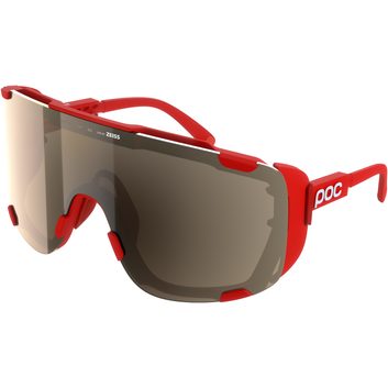 POC Devour Ultra Prismane Red/Clarity Trail/Partly Sunny Silver