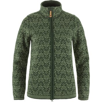 FJÄLLRÄVEN Snow Cardigan W Deep Forest