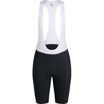 RAPHA Core Bib Women Black/White Short
