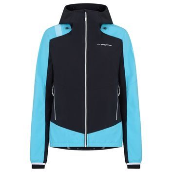 LA SPORTIVA Aequilibrium Softshell Jkt W, Black/Malibu Blue