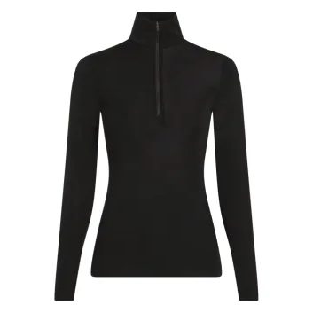 ICEBREAKER W 175 Everyday LS Half Zip, BLACK