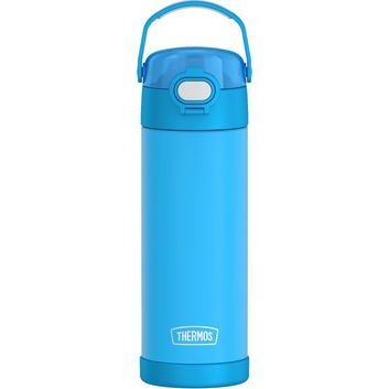 THERMOS Dětská termoska s hydratačním uzávěrem 470ml - neonově modrá