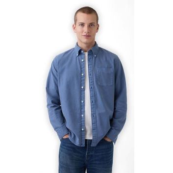 GAP 847912-06 Košile Oxford Shirt Modrá