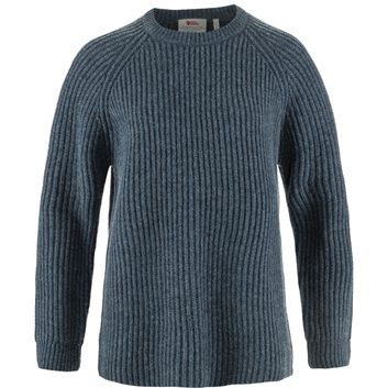 FJÄLLRÄVEN Övik Rib Sweater W Navy