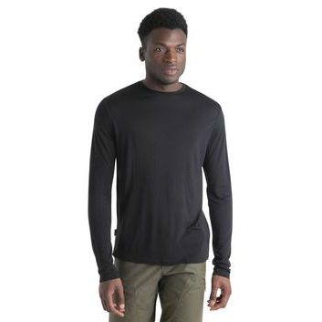 ICEBREAKER M Mer 125 Cool-Lite Sphere III LS Tee BLACK