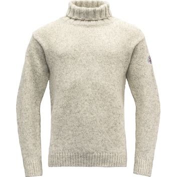 DEVOLD Nansen Wool High Neck, Grey Melange