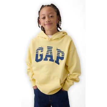 GAP 884118-01 Dětská mikina s logem French Terry Žlutá