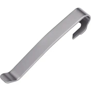 LEATHERMAN QUICK-RELEASE ENGRAVABLE POCKET CLIP Bead Blast
