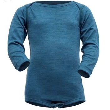 DEVOLD Breeze Merino Body Baby, Blue Melange