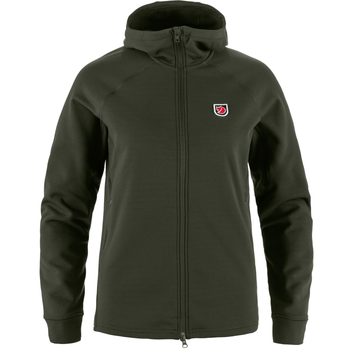 FJÄLLRÄVEN Expedition Fleece Hoodie W Deep Forest