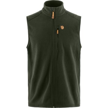FJÄLLRÄVEN Övik Lite Fleece Vest M Deep Forest