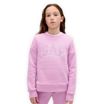 GAP 853243-02 Dětská mikina s logem Růžová