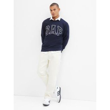 GAP 427434-01 Mikina logo GAP fleece Tmavě modrá