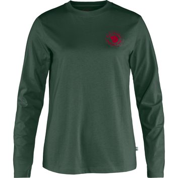 FJÄLLRÄVEN 1960 Logo T-shirt LS W, Deep Patina